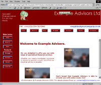 Showing the most successful layout ever. Side and top menus & top Logo
